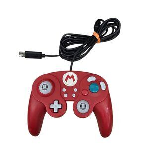 Nintendo Switch Mario Red Fight Pad Pro GameCube Style Wired Controller Tested